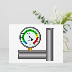 Gas Manometer Invitations