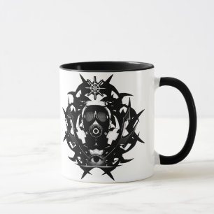 Gas mask mug