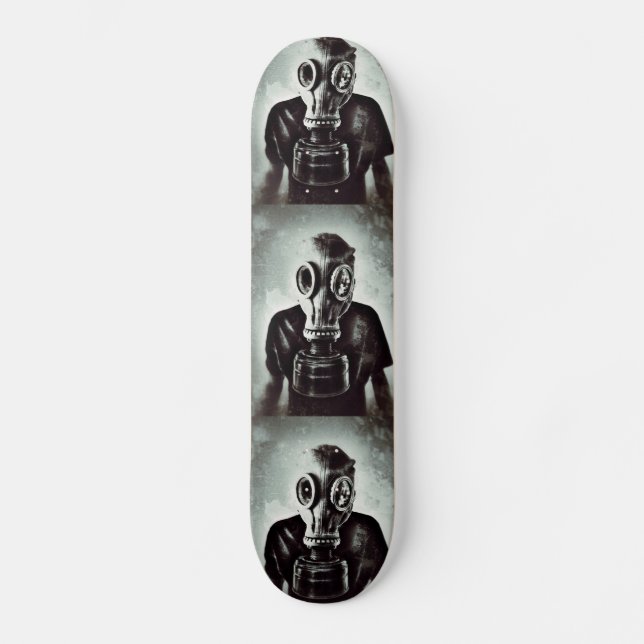 GAS MASK PEOPLE SKATEBOARD (Front)