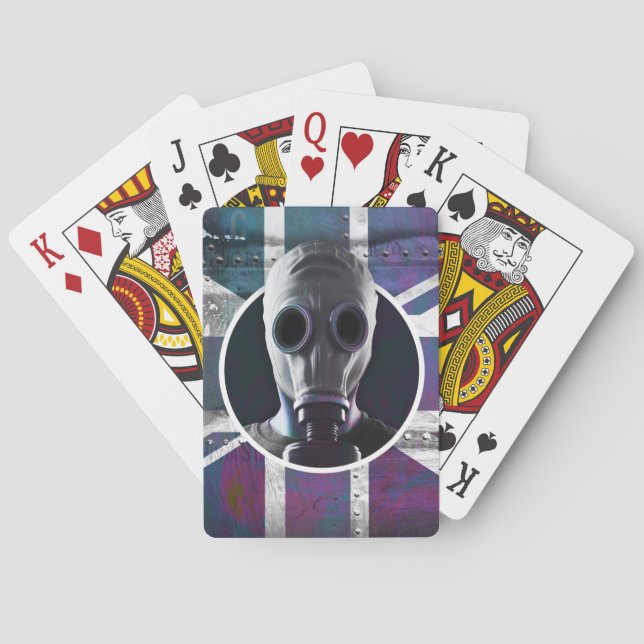 Gas Mask Playing Cards (Back)