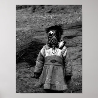 gas mask poster