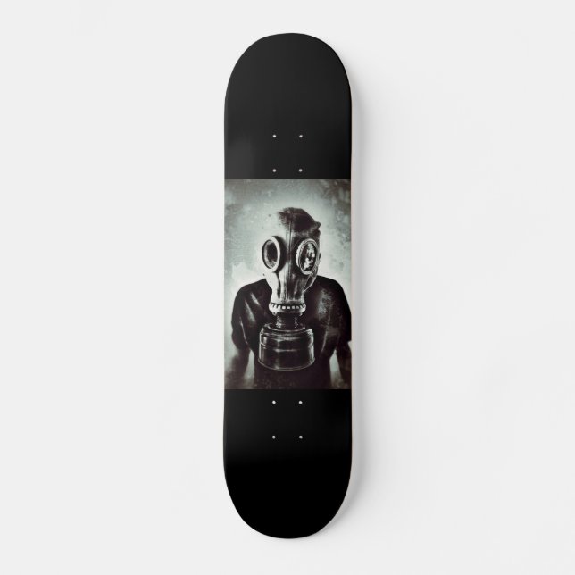 GAS MASK SKATEBOARD (Front)