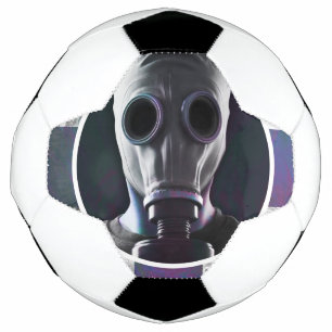 Gas Mask Soccer Ball