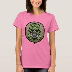 Gas Mask Sugar Skull T-Shirt
