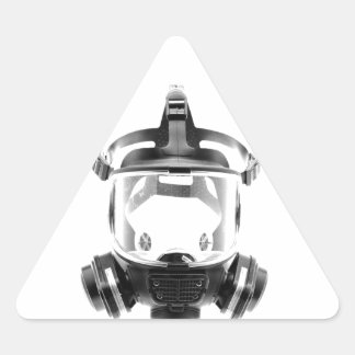 Gas Mask Triangle Sticker
