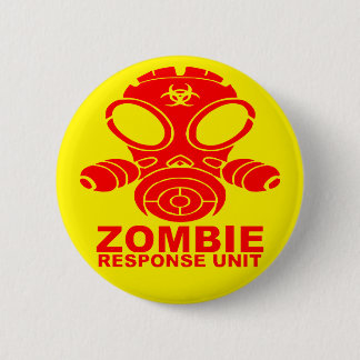 Gas Mask Zombie Response Team 2 # 6 Cm Round Badge
