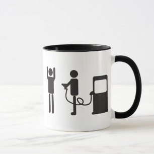 Gas Pump Robbery Mug