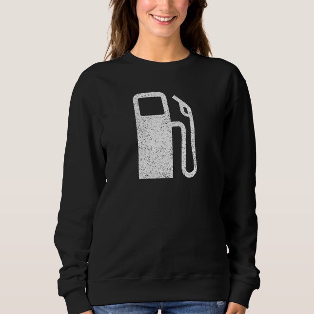 Gas Pump Symbol Low Fuel Symbol Dash Light 2 Sweatshirt (Front)