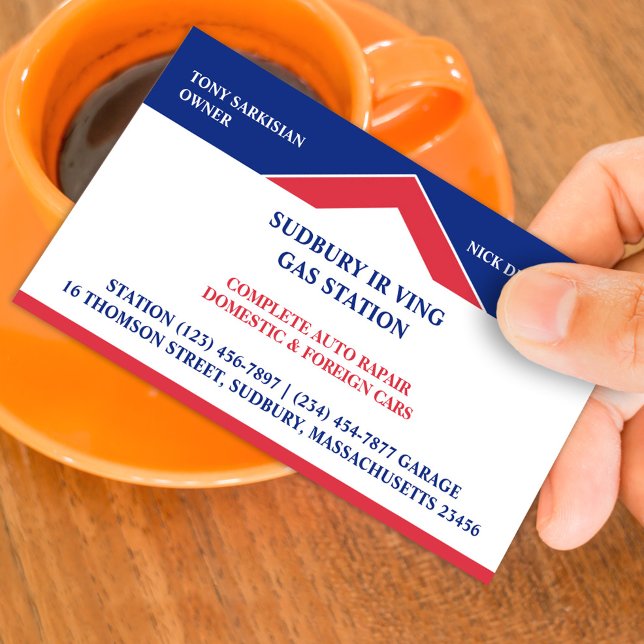 Gas Station Business Card (Creator Uploaded)