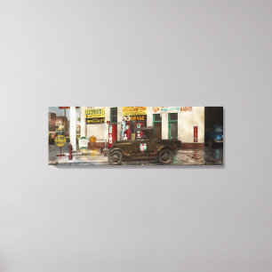Gas Station - Indian Trails gas station 1940 Canvas Print