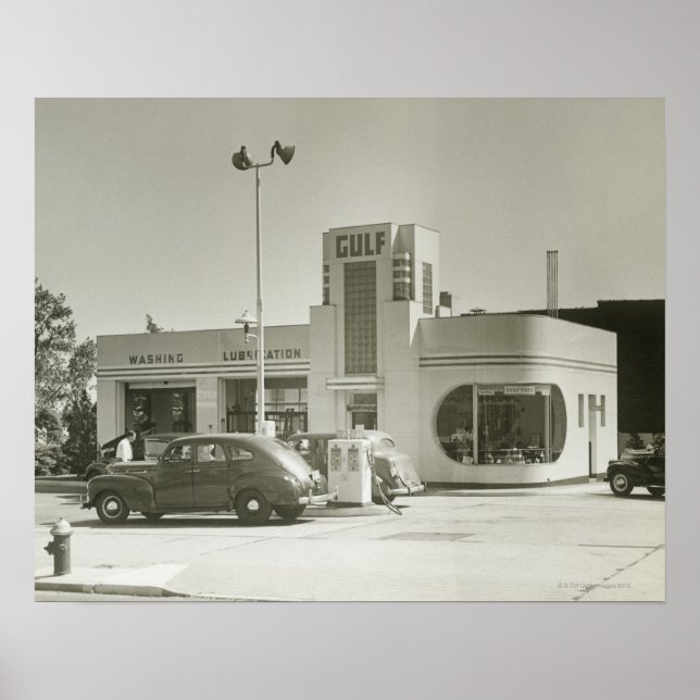 Gas Station Poster (Front)