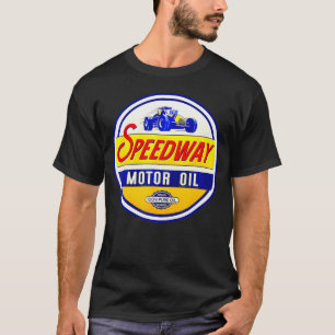 Gas Station Speedway Motor Oil Car Bike Garage T-Shirt