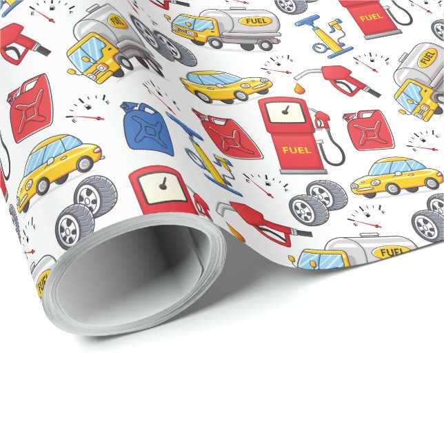 Gas Station Wrapping Paper (Roll Corner)