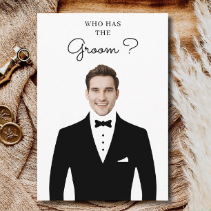 Gas The Groom Bridal Shower Game Who Has The Groom Thank You Card