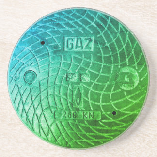 Gas Valve Box Lid, Cast Iron, Paris Coaster