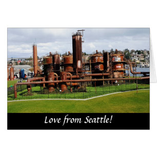 Gas Works Park Seattle Greeting Card