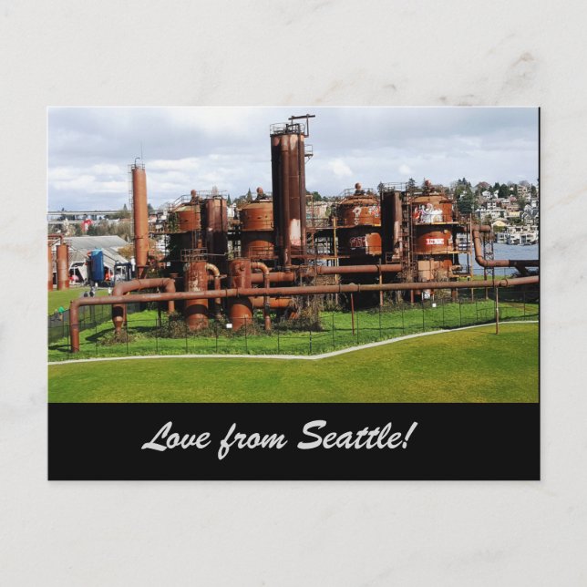 Gas Works Park Seattle Postcard (Front)