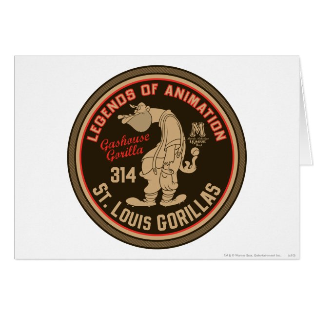 Gashouse Gorillas Logo Feat. Pitcher (Front Horizontal)