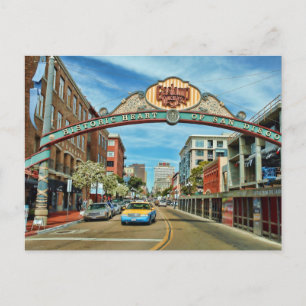 Gaslamp District San Diego Postcard