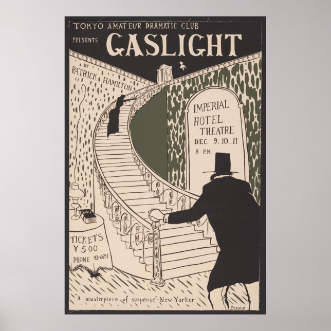 Gaslight Play Poster (Front)
