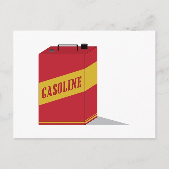 Gasoline Can Postcard (Front)