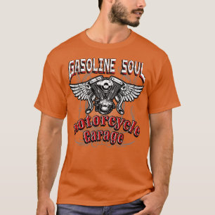 Gasoline Soul Motorcycles Biker T-Shirt