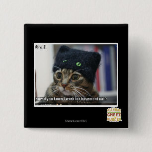 Gasp! 15 Cm Square Badge