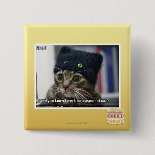 Gasp! 15 Cm Square Badge