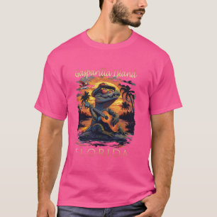 Gasparilla Island Florida Vacation Cute Alligator T-Shirt
