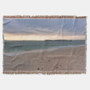 Gasparilla Island Sunset Throw Blanket