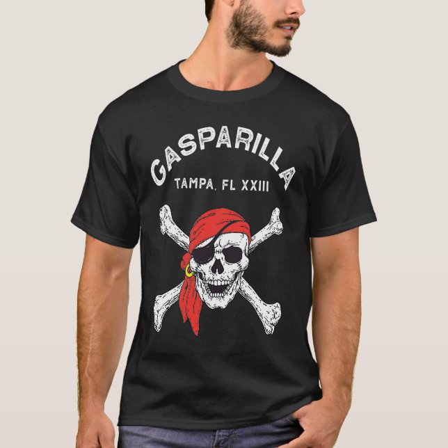 Gasparilla Pirate Festival Tampa FL 2023 Souvenir T-Shirt (Front)