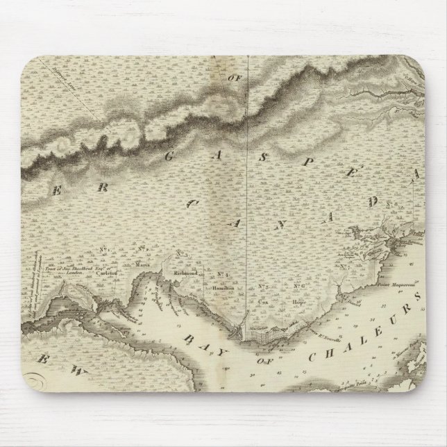 Gaspe Peninsula Mouse Pad (Front)