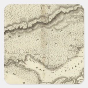 Gaspe Peninsula Square Sticker