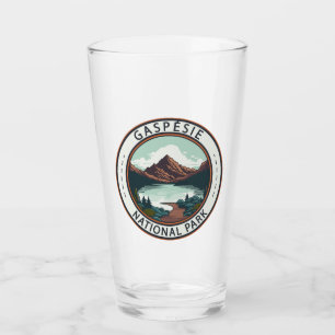 Gaspésie National Park Canada Badge Glass