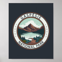 Gaspésie National Park Canada Badge