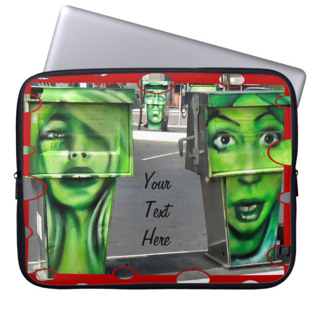 Gasps Pumps Laptop Sleeve (Front)