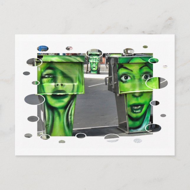 Gasps Pumps Postcard (Front)