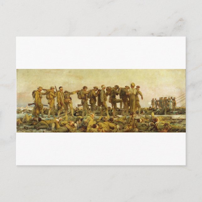 Gassed by John Singer Sargent World War I Postcard (Front)