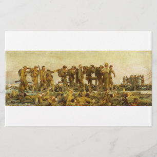 Gassed by John Singer Sargent World War I Stationery