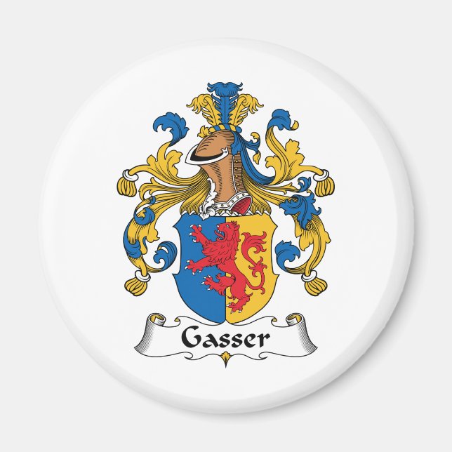 Gasser Family Crest Magnet (Front)