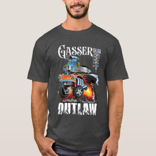 Gasser Outlaw Class Vintage Drag Racing Race Car f T-Shirt