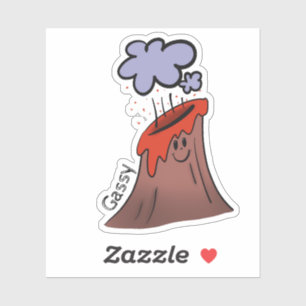 Gassy volcano