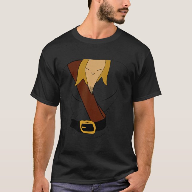 Gaston Halloween Costume Fun  T-Shirt (Front)