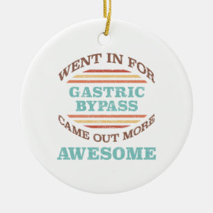 Gastric Bypass Surgery Recovery Humour Ceramic Tree Decoration