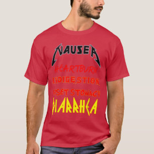 gastric complaints funny perfect Nausea band tees