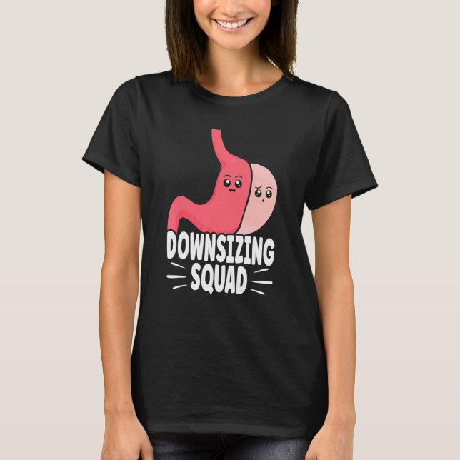 Gastric Surgery & Downsizing Progress Gastric Bypa T-Shirt (Front)