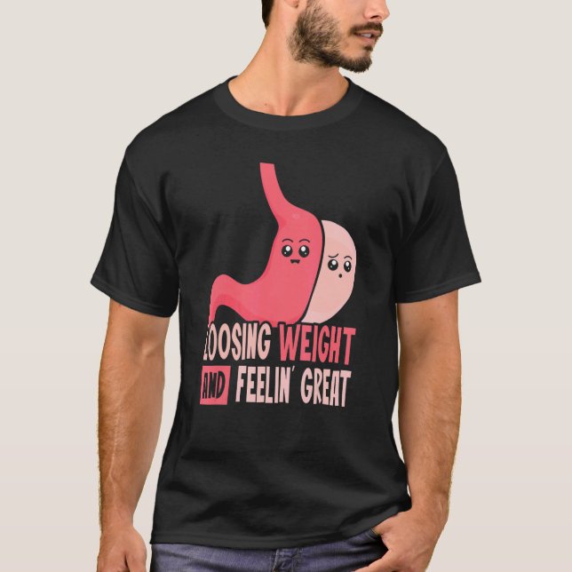 Gastric Surgery & Downsizing Progress Gastric Bypa T-Shirt (Front)