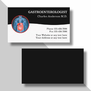 Gastroenterologist Medical Business Cards