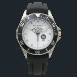 Gastroenterologist Personalised Name Watch<br><div class="desc">Elegant and professional personalised watch tailored a Gastroenterologist and intestinal health professionals.</div>