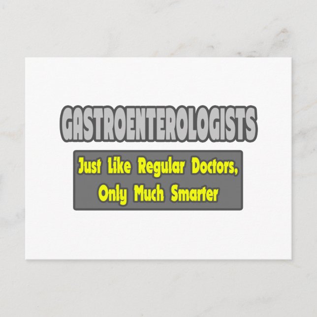 Gastroenterologists...Smarter Postcard (Front)
